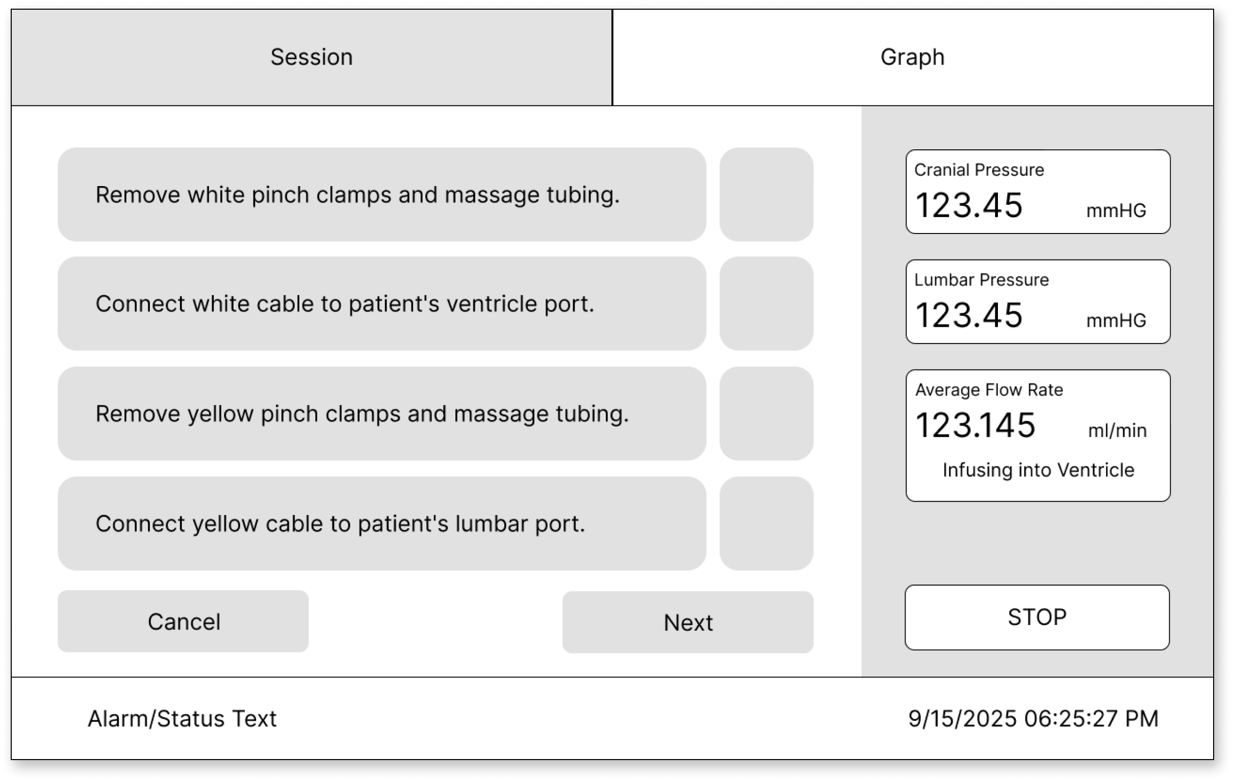 Low Fidelity Welcome Screen